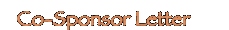 Co-Sponsor Letter